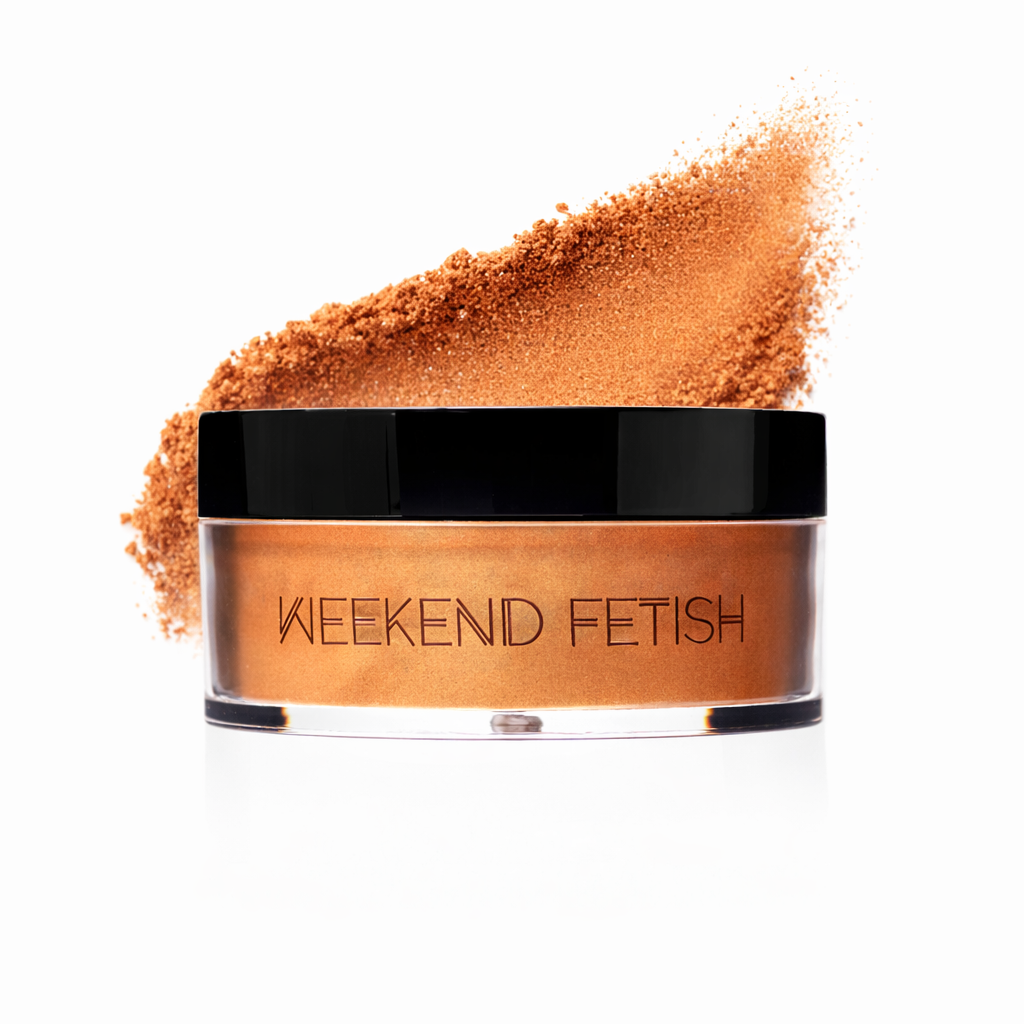 Weekend Fetish Loose Setting Powder in Hazelnut with Shimmer