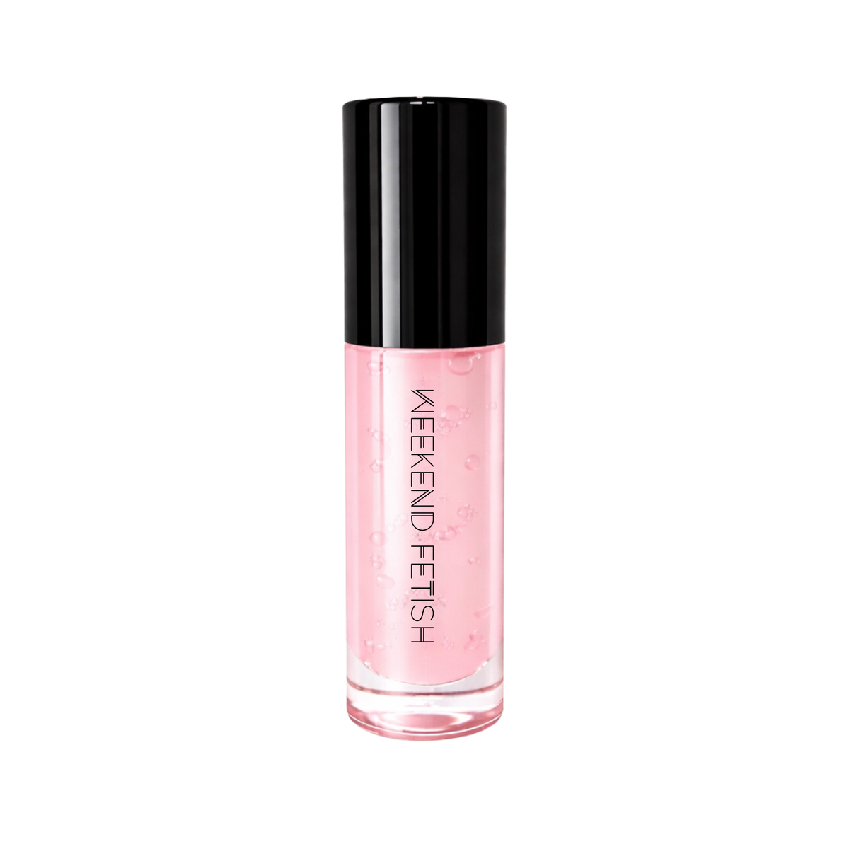 Weekend Fetish Hydrating Lip Oil in Strawberry with a glossy finish