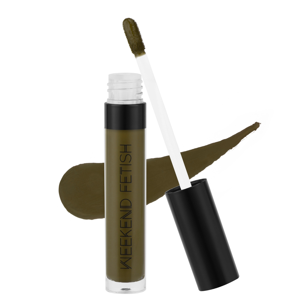 Weekend Fetish Matte Liquid Lipstick in Conceited, a dark brown shade