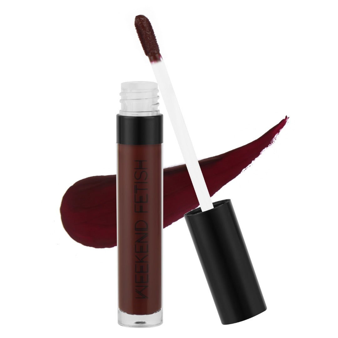 Weekend Fetish Matte Liquid Lipstick in Supreme a bold red shade