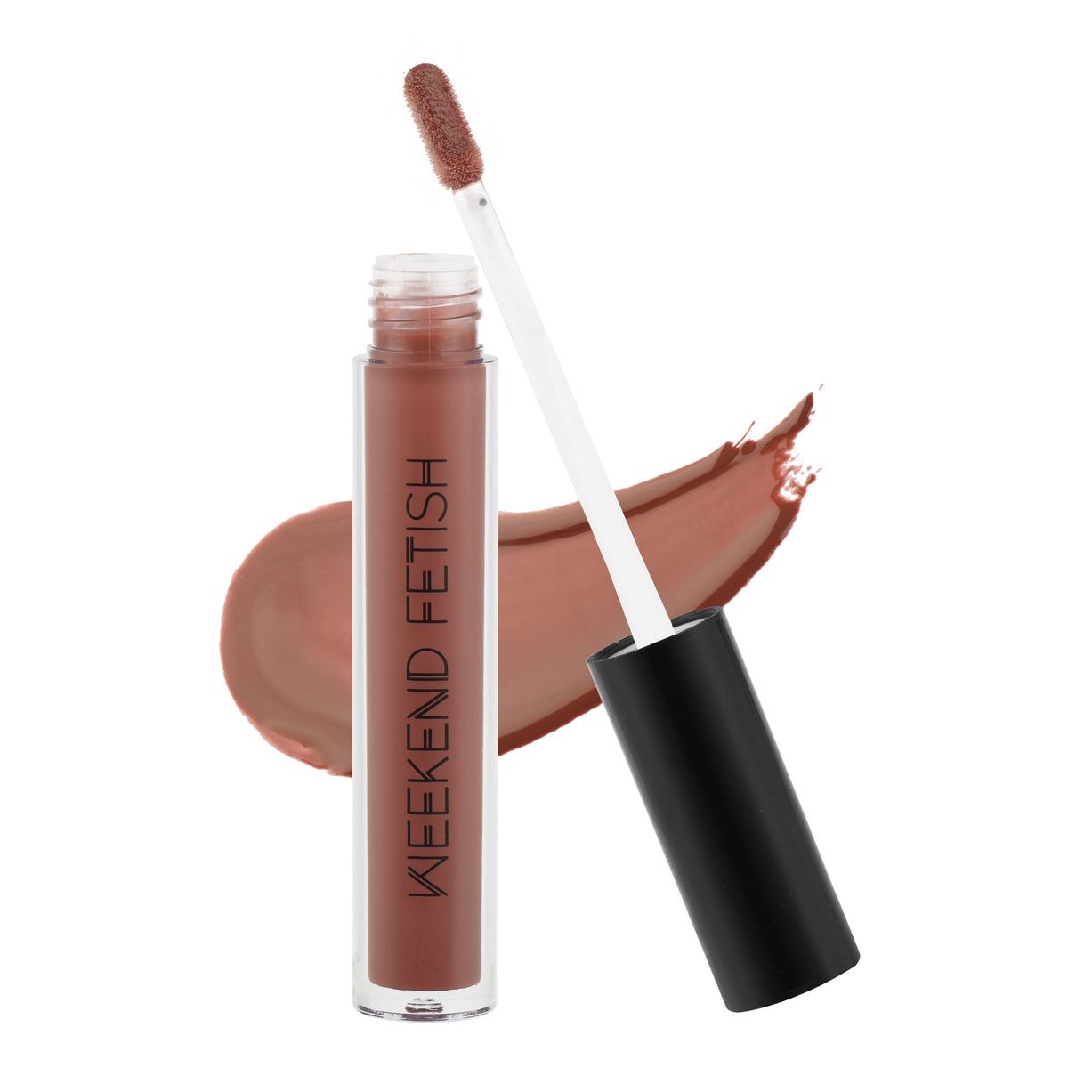 Weekend Fetish Lip Luster Lip Gloss in Chocolate Kiss, a nude brown shade
