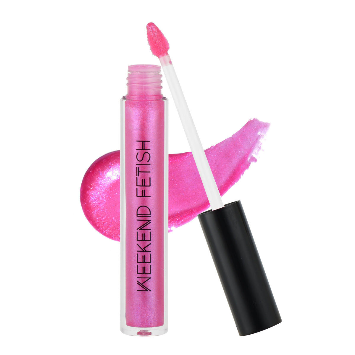 Weekend Fetish Lip Luster Lip Gloss in Cotton Candy, a pink shade
