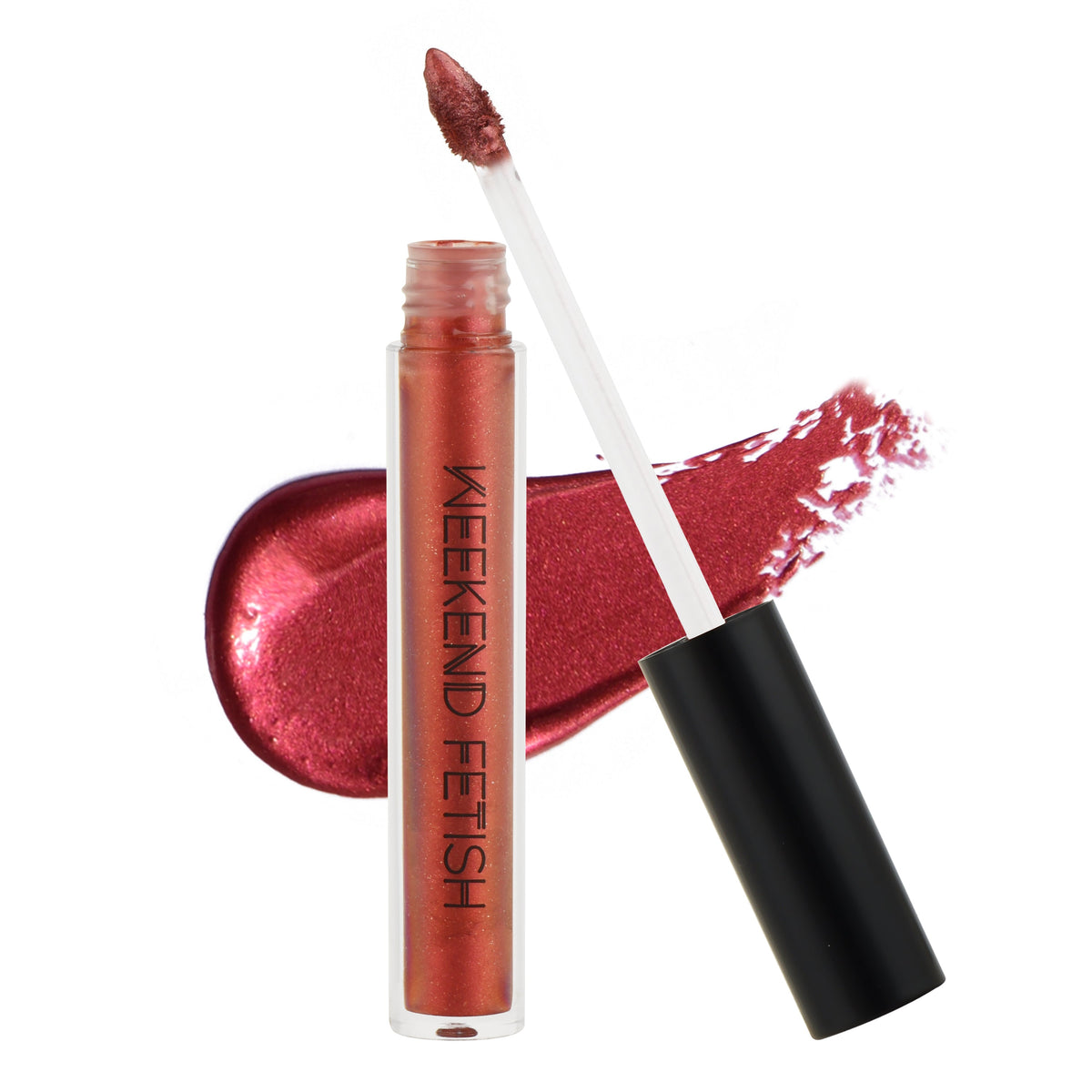 Weekend Fetish Lip Luster Lip Gloss in Mouth to Mouth, a bright red shade
