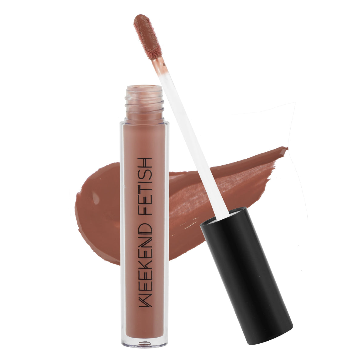 Weekend Fetish Lip Luster Lip Gloss in Seduction a nude brown shade